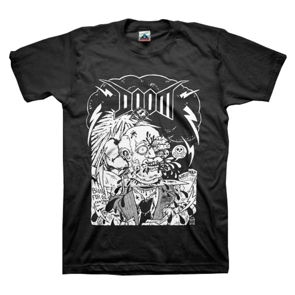Doom (Band) Blood For Oil T-shirt