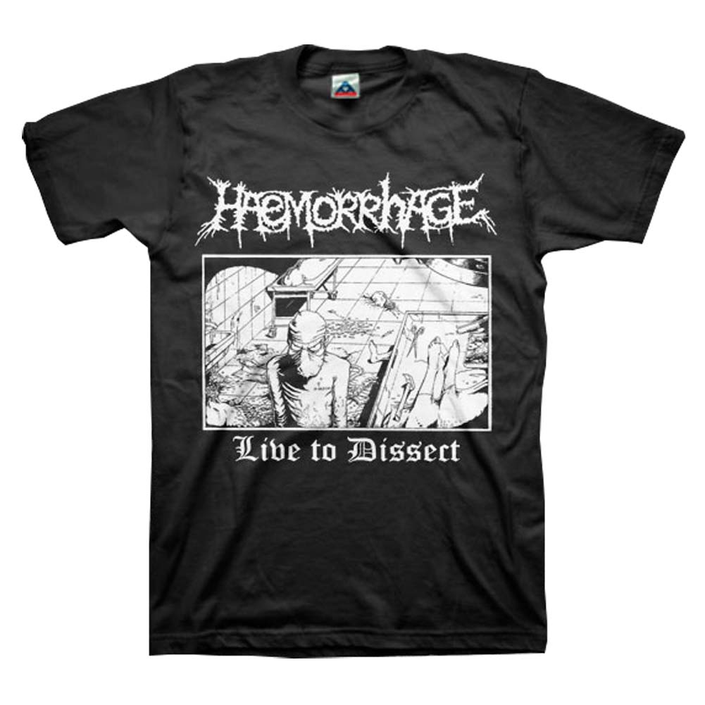Haemorrhage Live To Dissect T-shirt