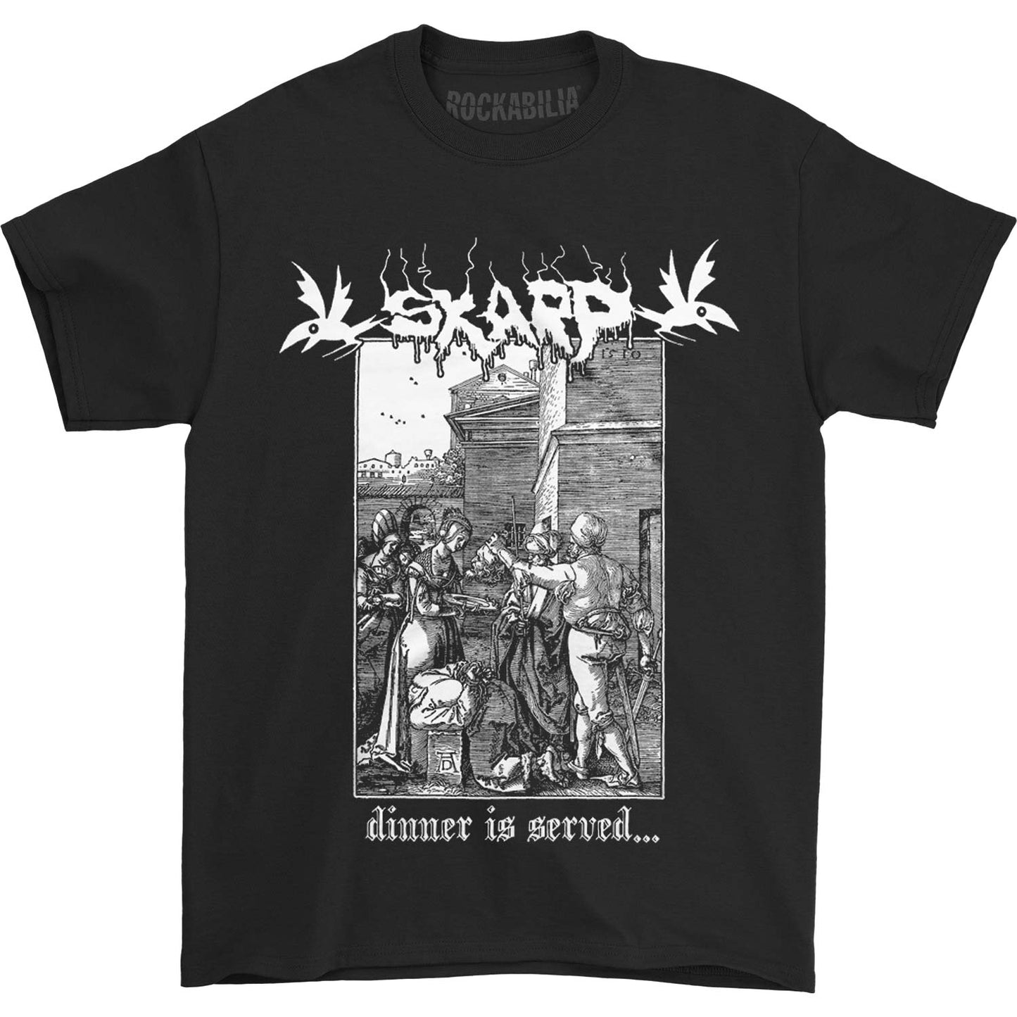 Skarp Dinner Is Served T-shirt