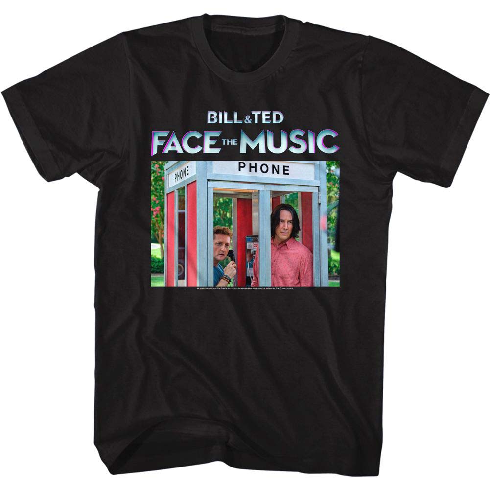Bill And Teds Excellent Adventure B&t Ftm Booth Color T-shirt