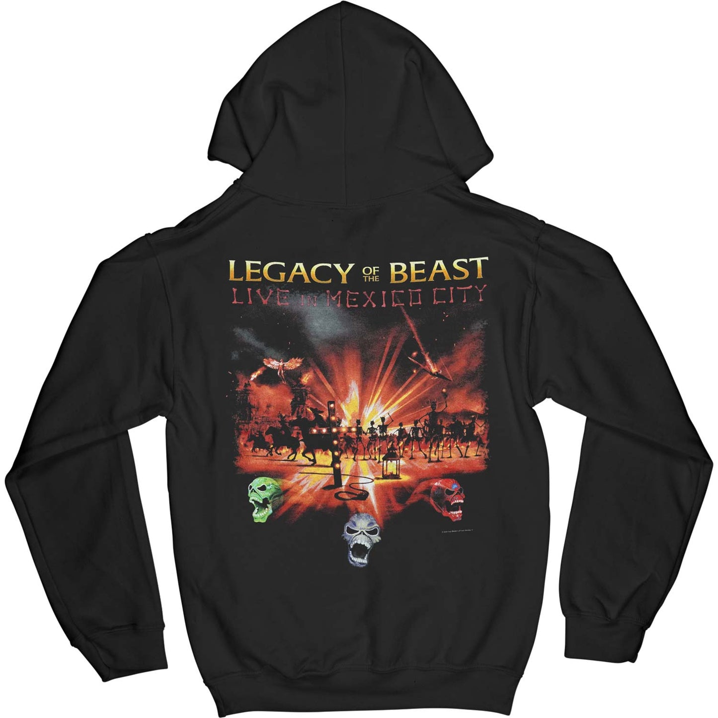 Iron Maiden Nights Of The Dead (Arm & Back Print) Hooded Sweatshirt