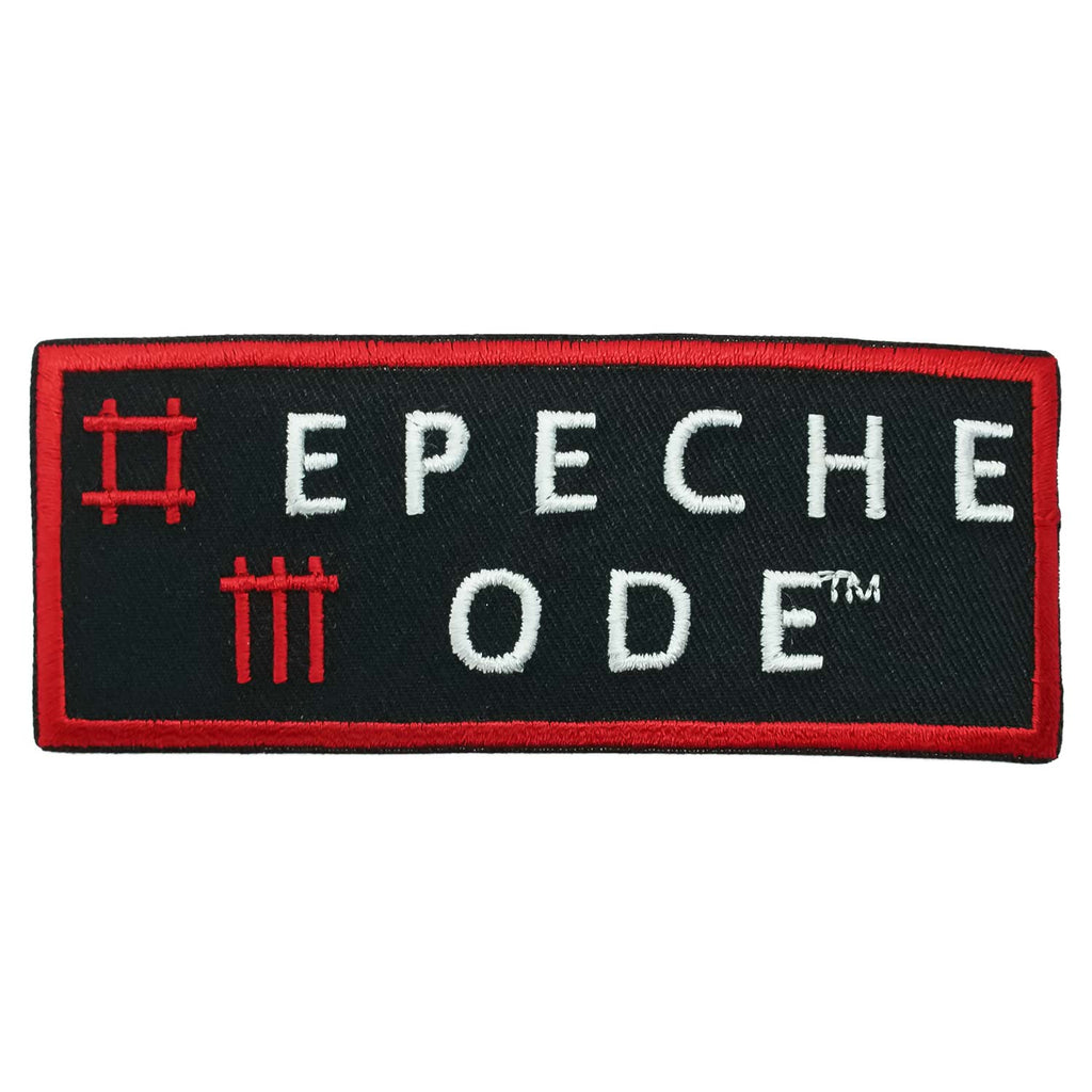 Depeche Mode Embroidered Patch, Creative Logo, Size: 3.5 x 2 inches
