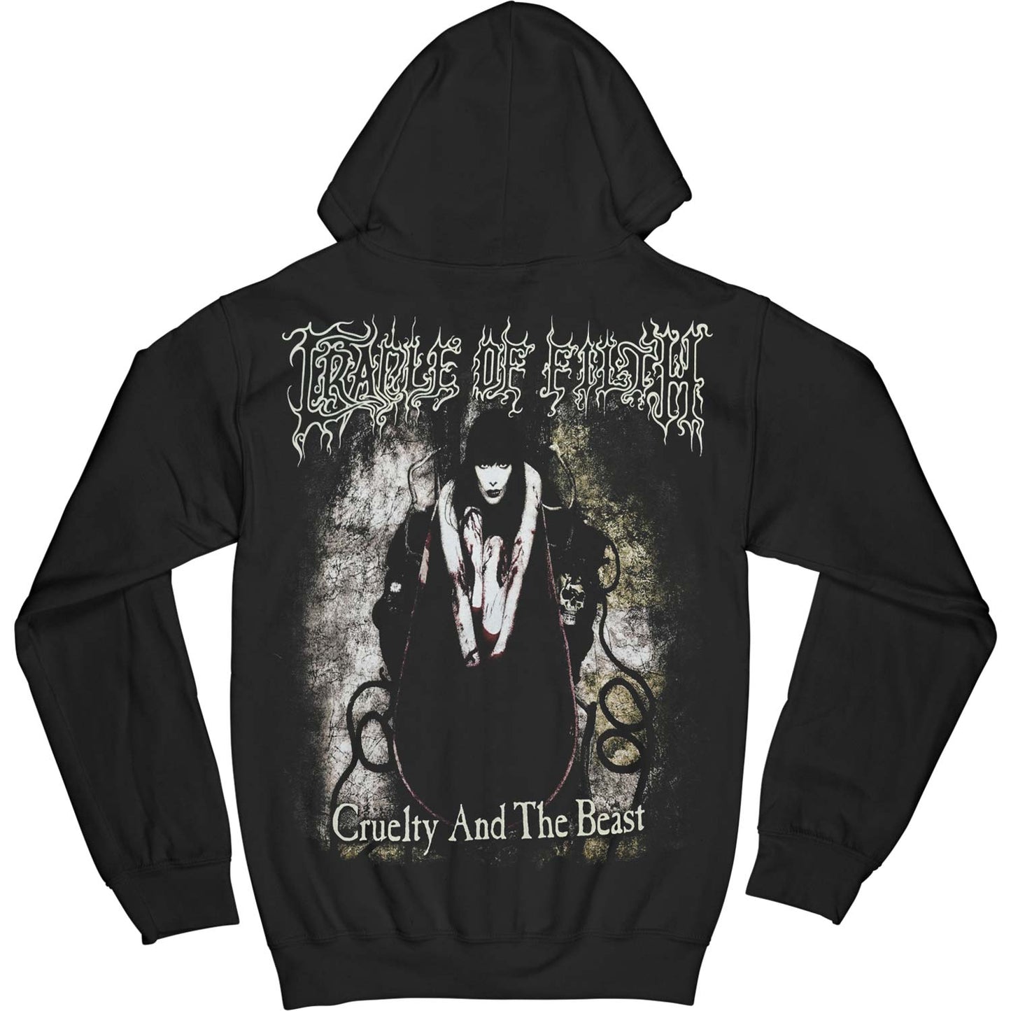Cruelty And The Beast Zippered Hooded Sweatshirt