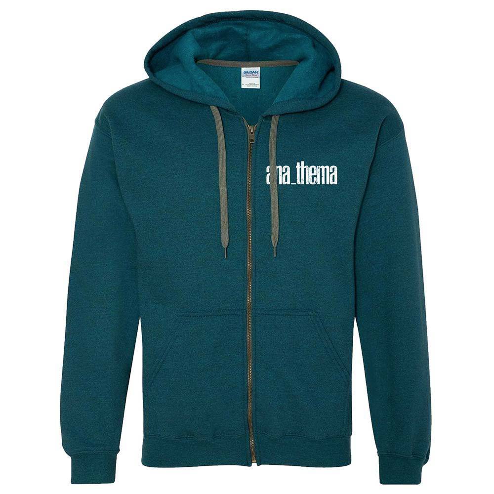 Anathema Logo Zip Hoodie Zippered Hooded Sweatshirt