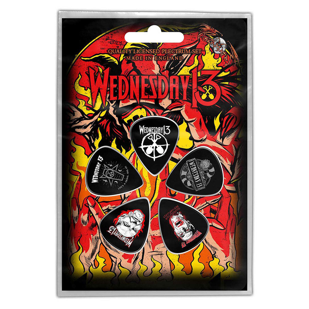 Wednesday 13 Logo Shovels Guitar Pick