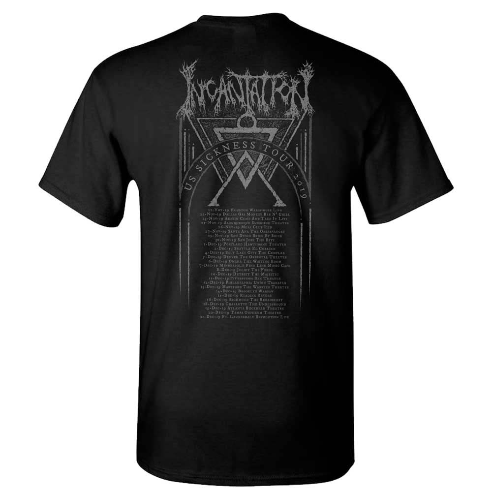 Incantation Rotting With Your Christ Tour 2019 T-shirt