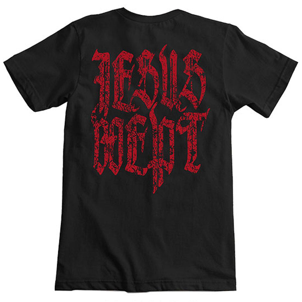 Jesus Wept (Back Print) Slim Fit T-shirt