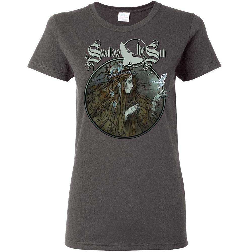 Swallow The Sun Queen With The Bird Ladies T-shirt Junior Top