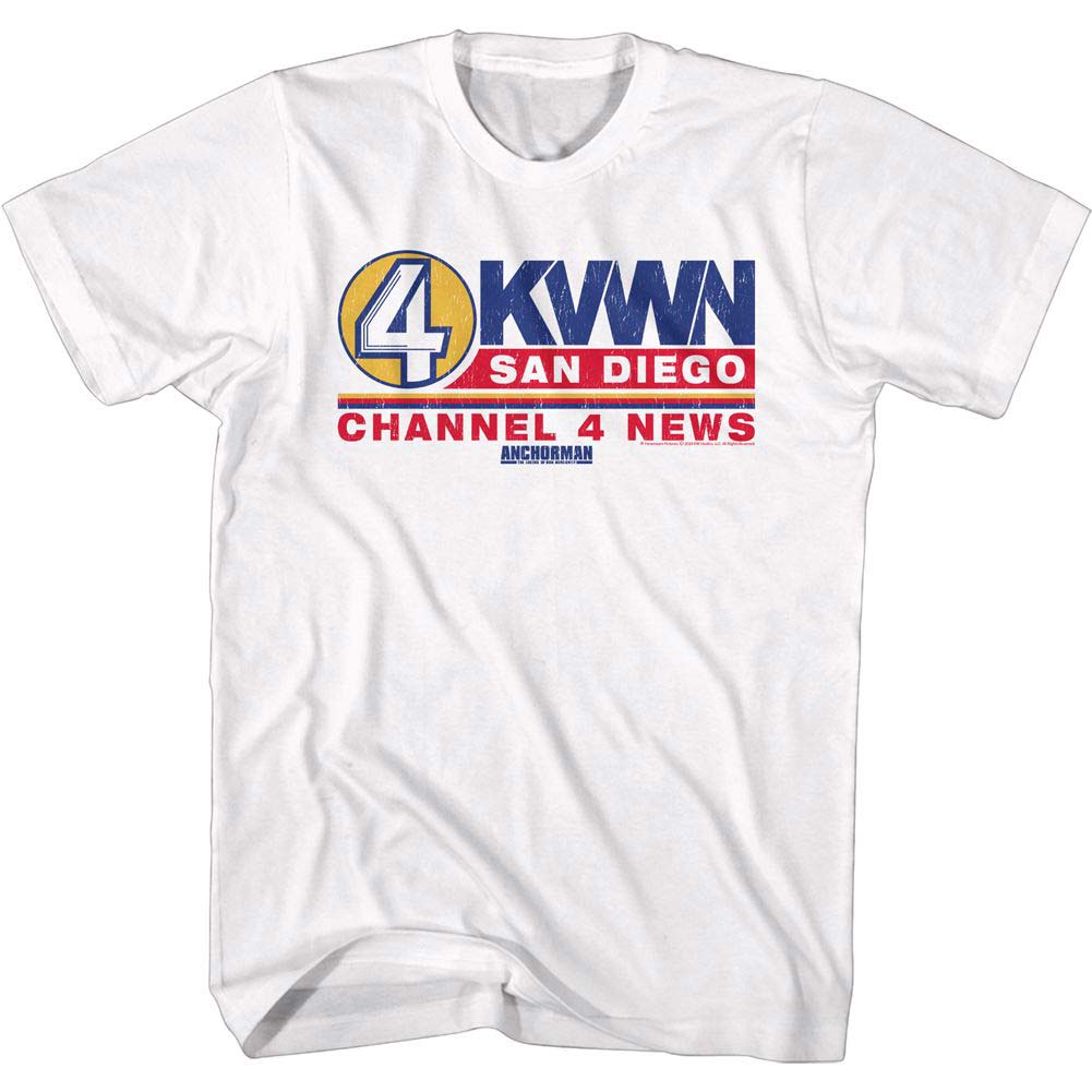 Anchorman Ch 4 News Logo T-shirt
