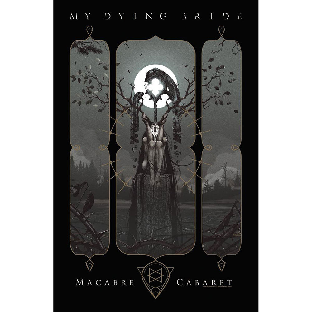 Macabre Cabaret Poster Flag