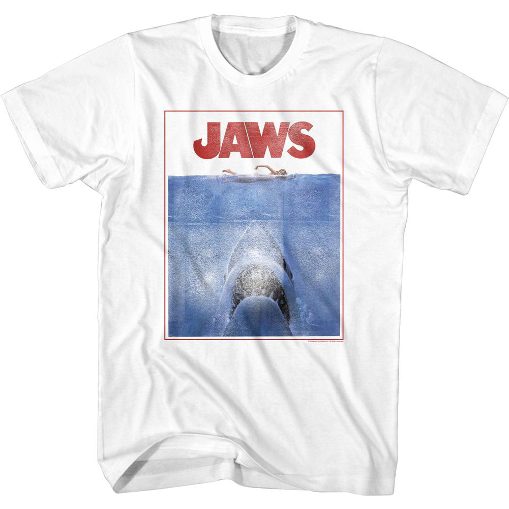 Jaws Outlined Poster T-shirt