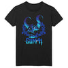 Blue Demon (Back Print) Slim Fit T-shirt