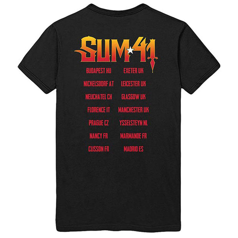 Sum 41 Out For Blood (Back Print) Slim Fit T-shirt 426768 | Rockabilia Merch