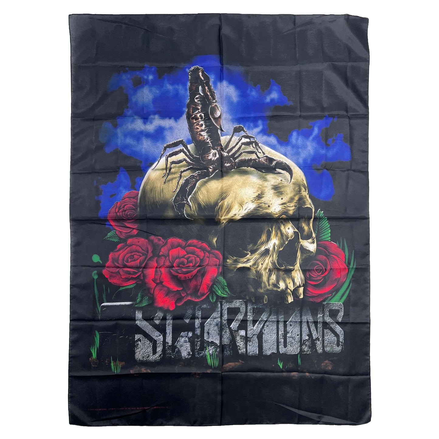 Scorpions Skull & Roses Poster Flag