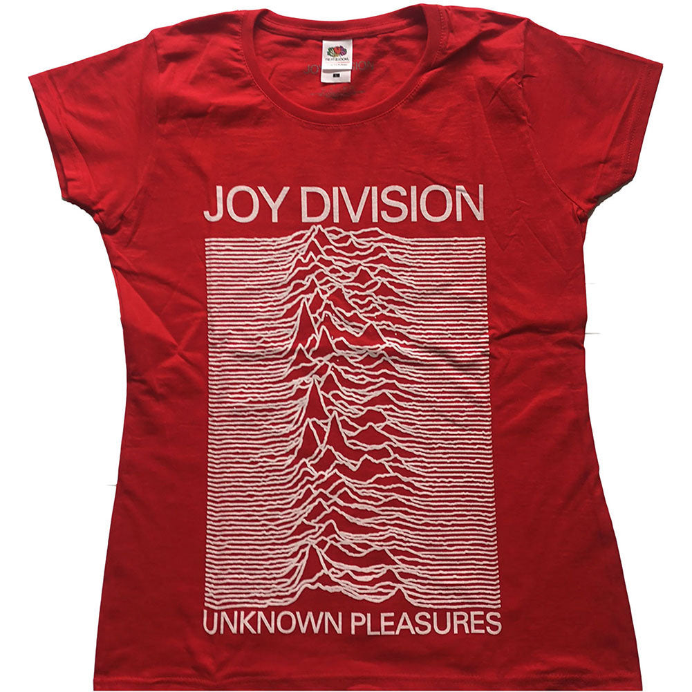 elevation Virkelig Derfor Joy Division Unknown Pleasures Ladies T-Shirt Junior Top 427003 |  Rockabilia Merch Store