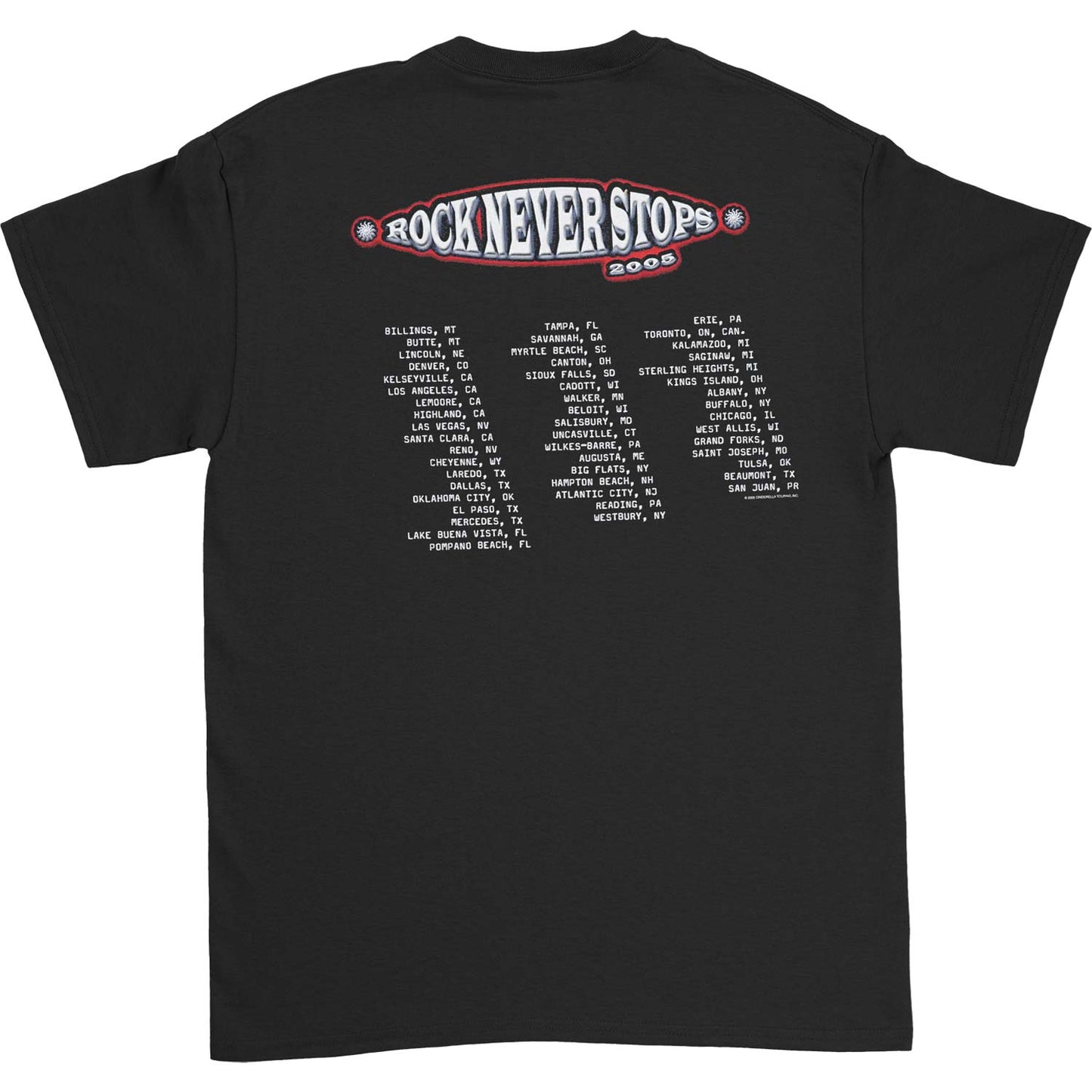 Cinderella Event 05 Tour Tee T-shirt