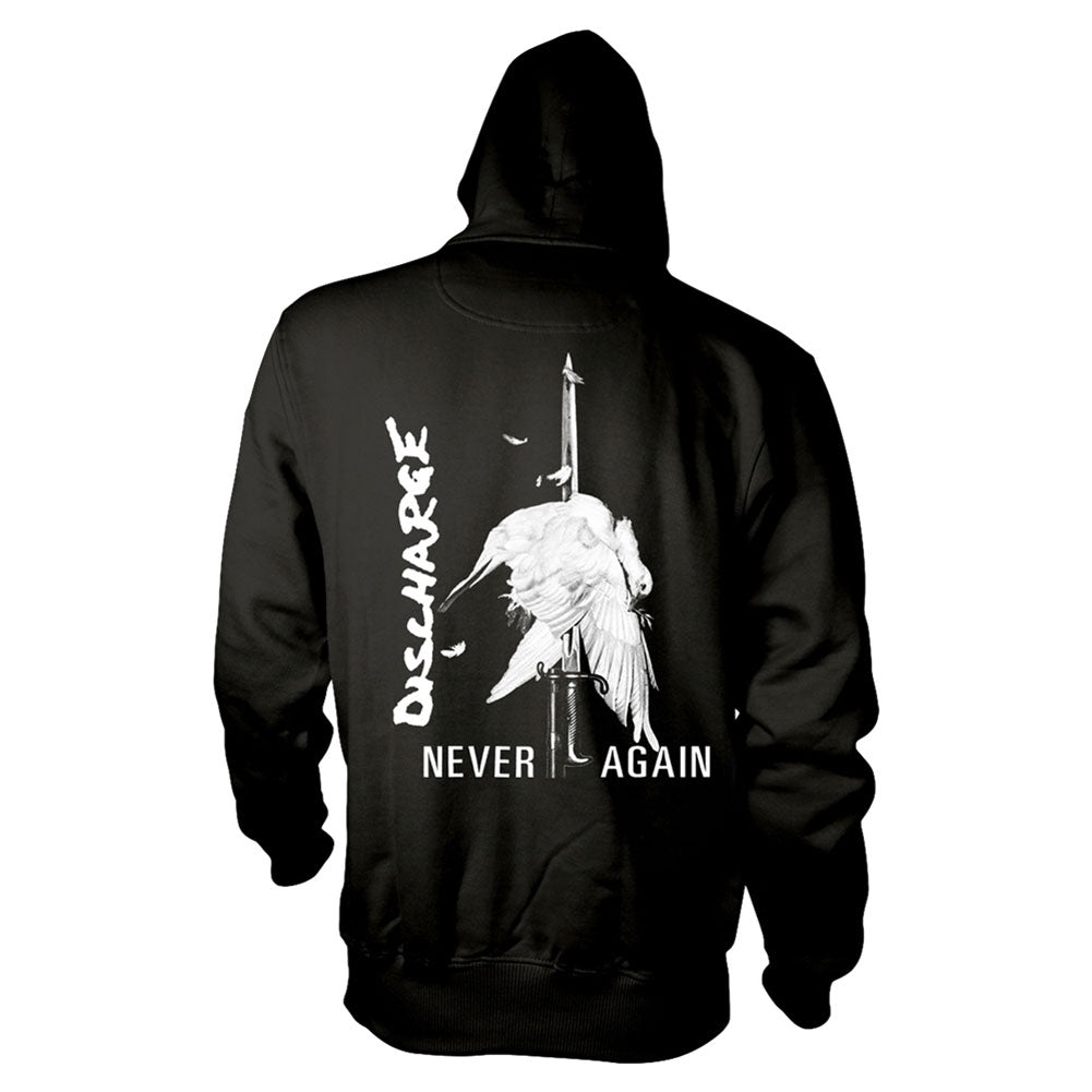 Discharge Never Again Hooded Sweatshirt
