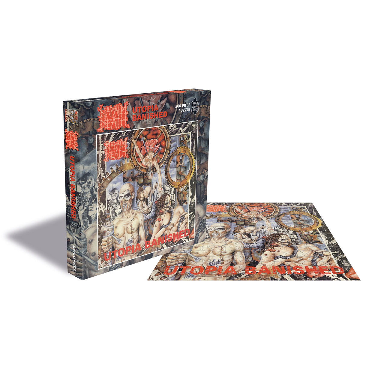 Napalm Death Utopia Banished (500 Piece Jigsaw Puzzle) Puzzle