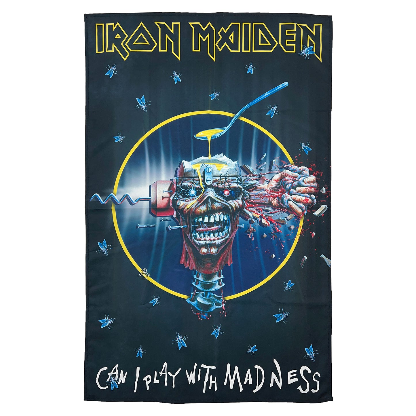 Iron Maiden Can I Play With Madness Poster Flag