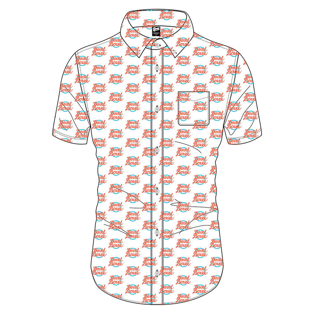 Logo Pattern (All Over Print) Dress Shirt