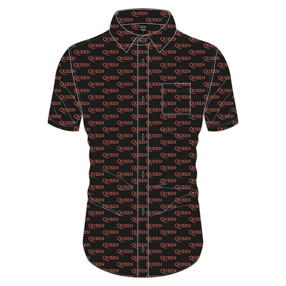 Logo Pattern (All Over Print) Dress Shirt