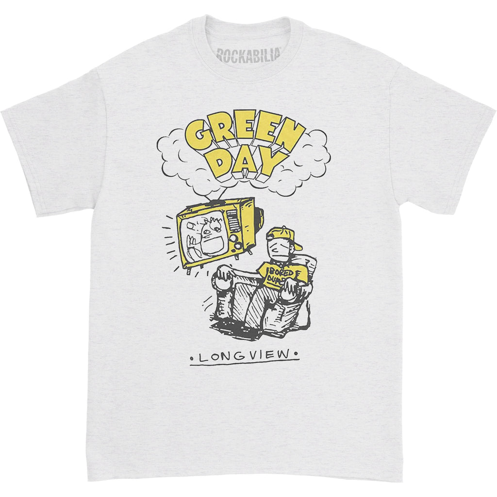 Green Day Longview Doodle Slim Fit T-shirt 428414 Rockabilia
