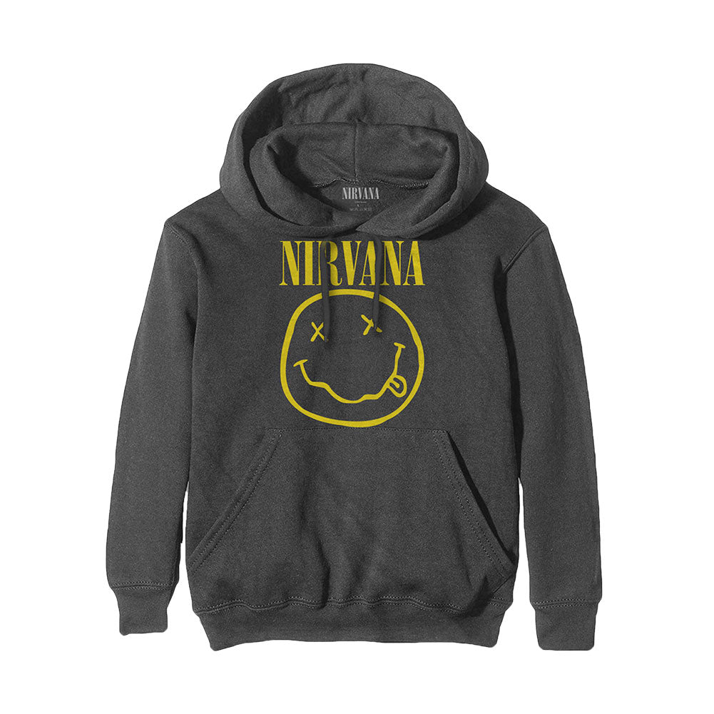 Yellow Smiley Hooded Sweatshirt