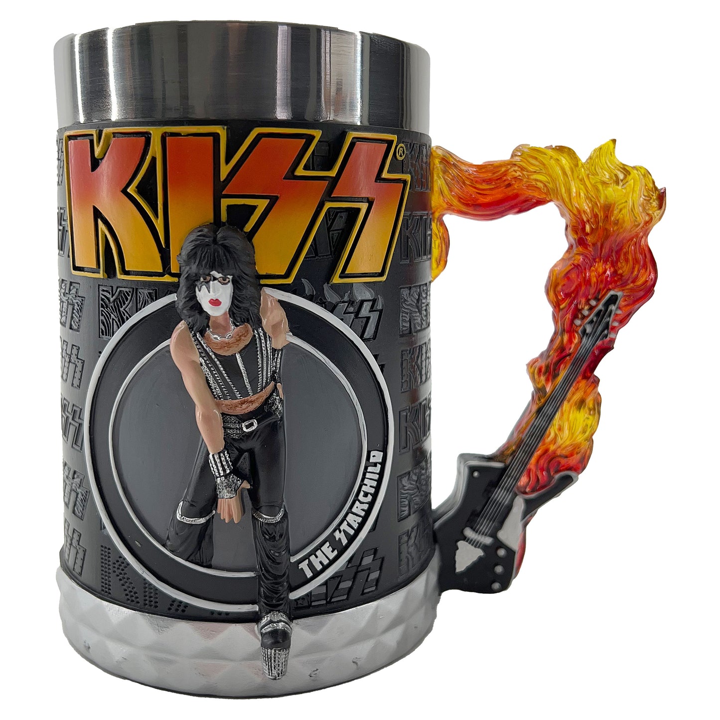 KISS Flame Range The Starchild Tankard 14.5cm Stein