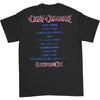 Blizzard of Ozz Track list (Back Print) Slim Fit T-shirt