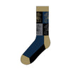 Crest Blocks (US Men's Shoe Size 8 - 12) Socks