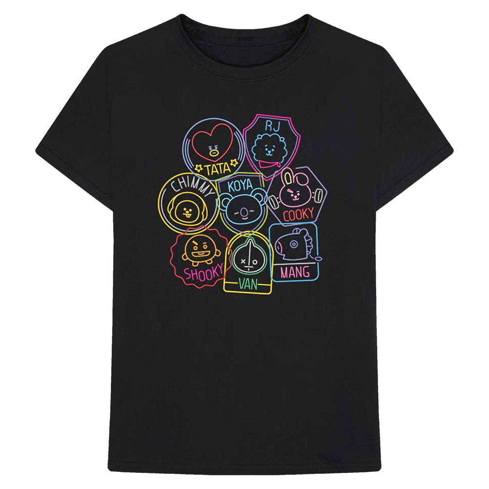 BT21 Neons Slim Fit T-shirt