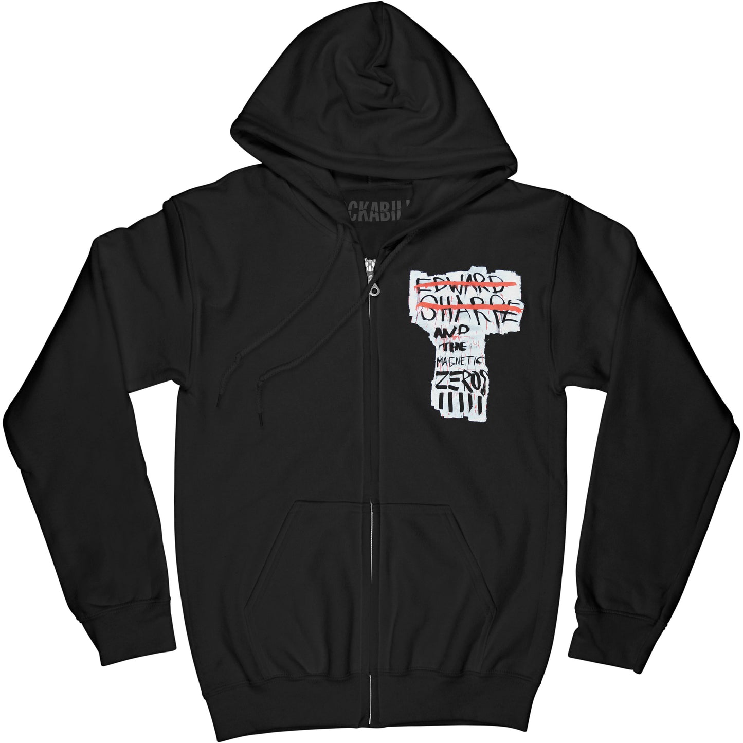 Zippered Hooded Sweatshirt