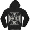 Doom Crew Zippered Hooded Sweatshirt