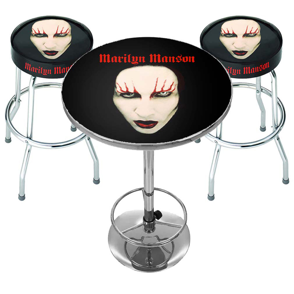 Red Lips Bar Set Bar Stool