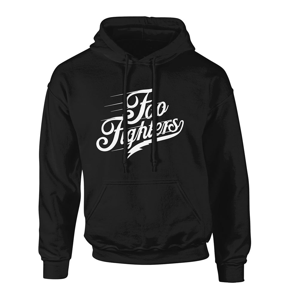Foo Fighters Logo Text Hooded Sweatshirt
