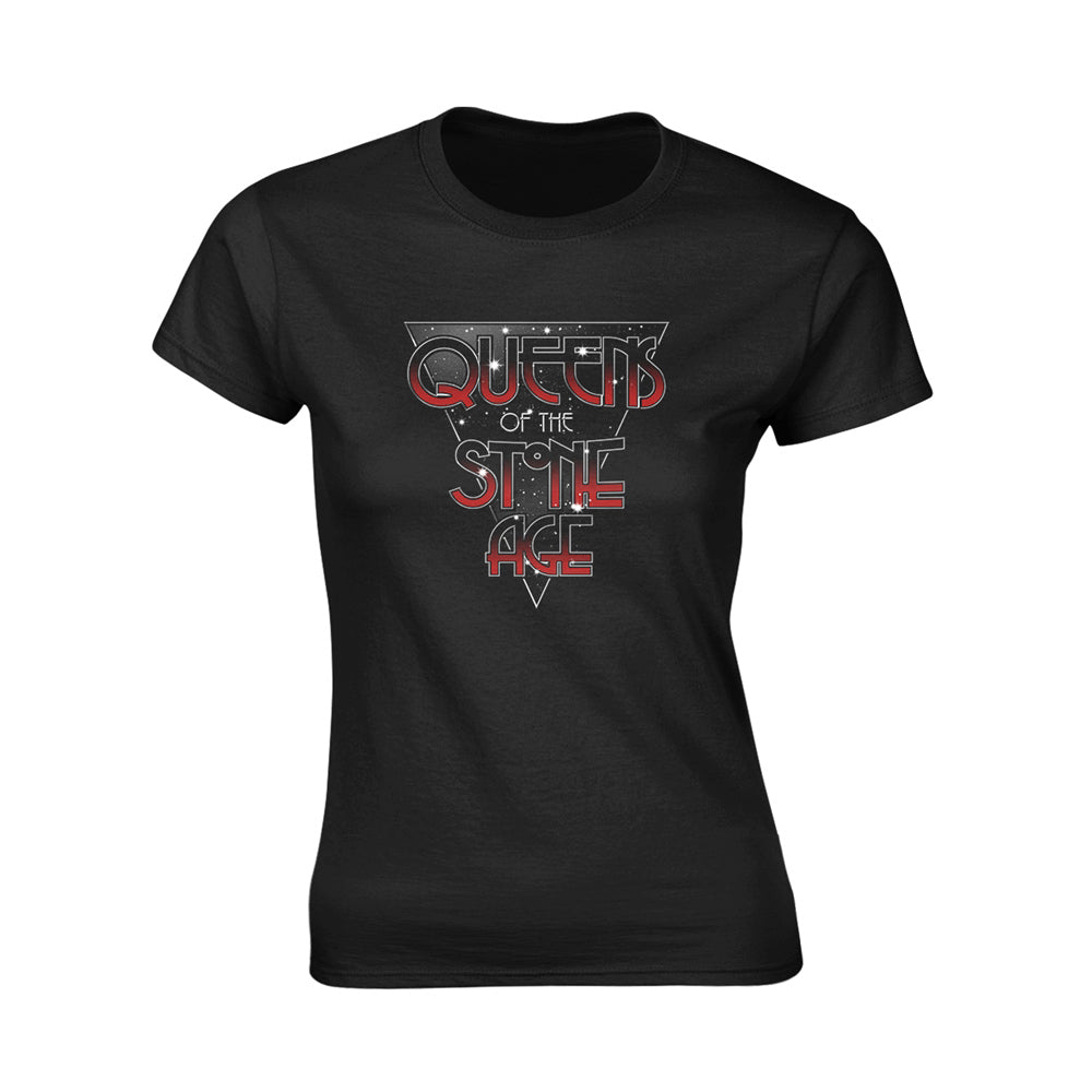 Queens Of The Stone Age Retro Space Womens T-shirt