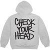 Check Your Head (Back Print) Hooded Sweatshirt