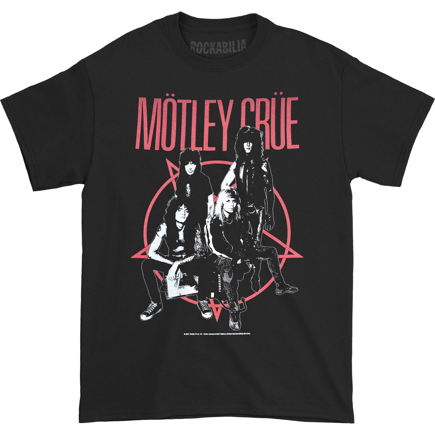 Motley Crue Group Slim Fit T-shirt