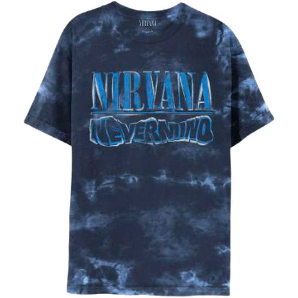 visdom Gummi passager Nirvana Nevermind Wavy Logo (Dip-Dye) Tie Dye T-shirt 431496 | Rockabilia  Merch Store