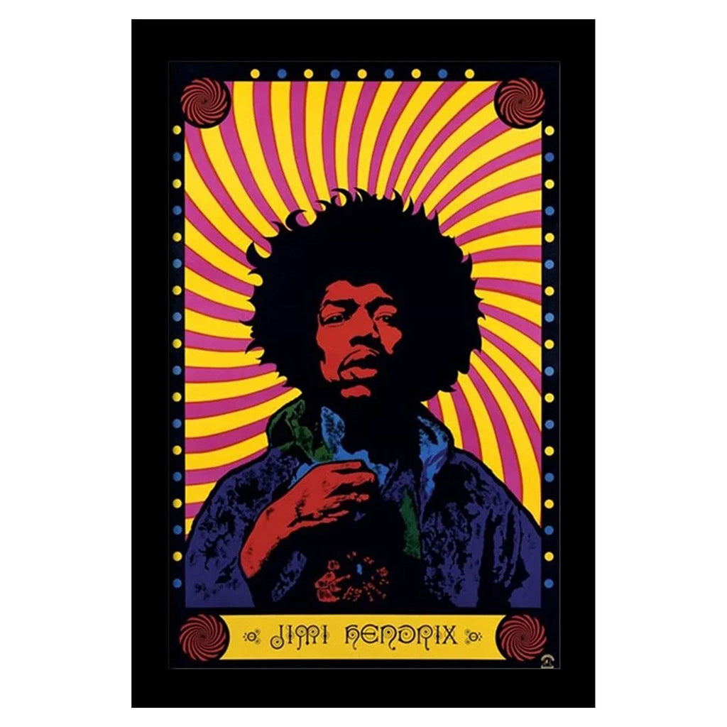 Jimi Hendrix Portrait Poster