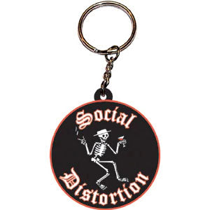 Social Distortion Rubber Keychain Rubber Key Chain