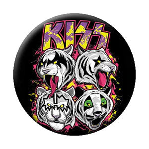 White Tigers Logo Button