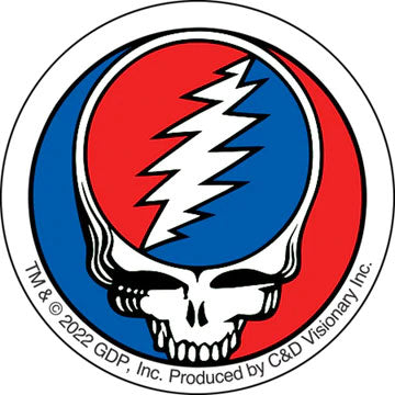 Small Steal Your Face Round Clear Sticker