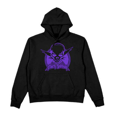 Black Sabbath Purple Skull Logo Hooded Sweatshirt