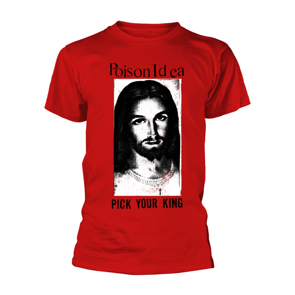 Poison Idea Pick Your King (red) T-shirt