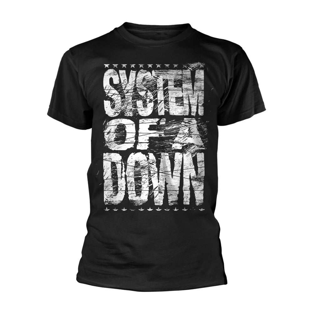 System Of A Down Distressed Logo T-shirt