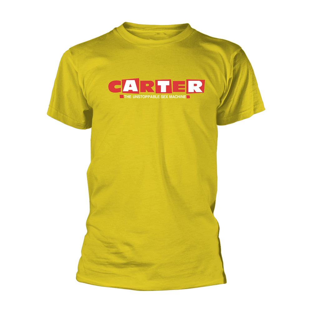Carter The Unstoppable Sex Machine Carter Usm Logo (yellow) T-shirt