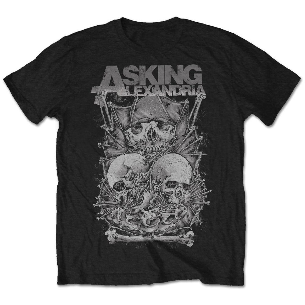 Asking Alexandria Skull Stack T-shirt