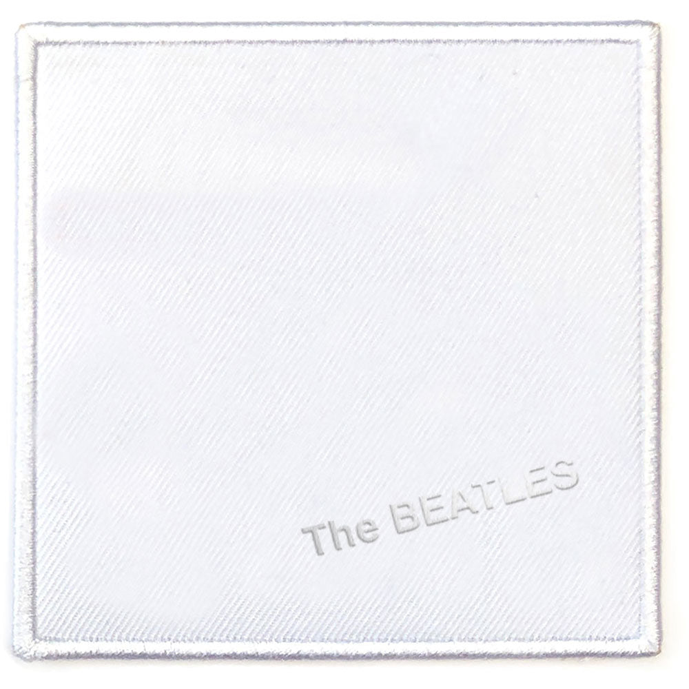 White Album Cover Woven Patch