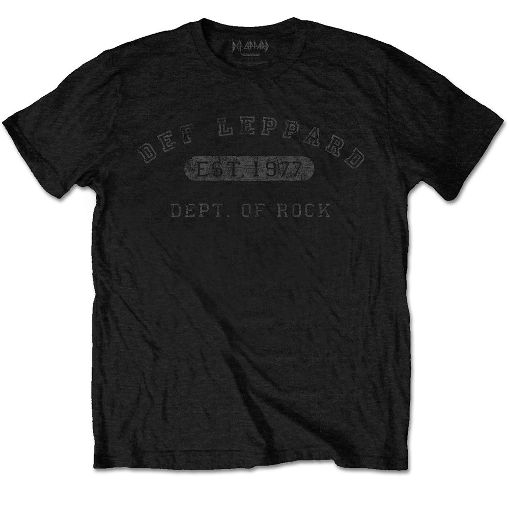 Def Leppard Collegiate Logo T-shirt